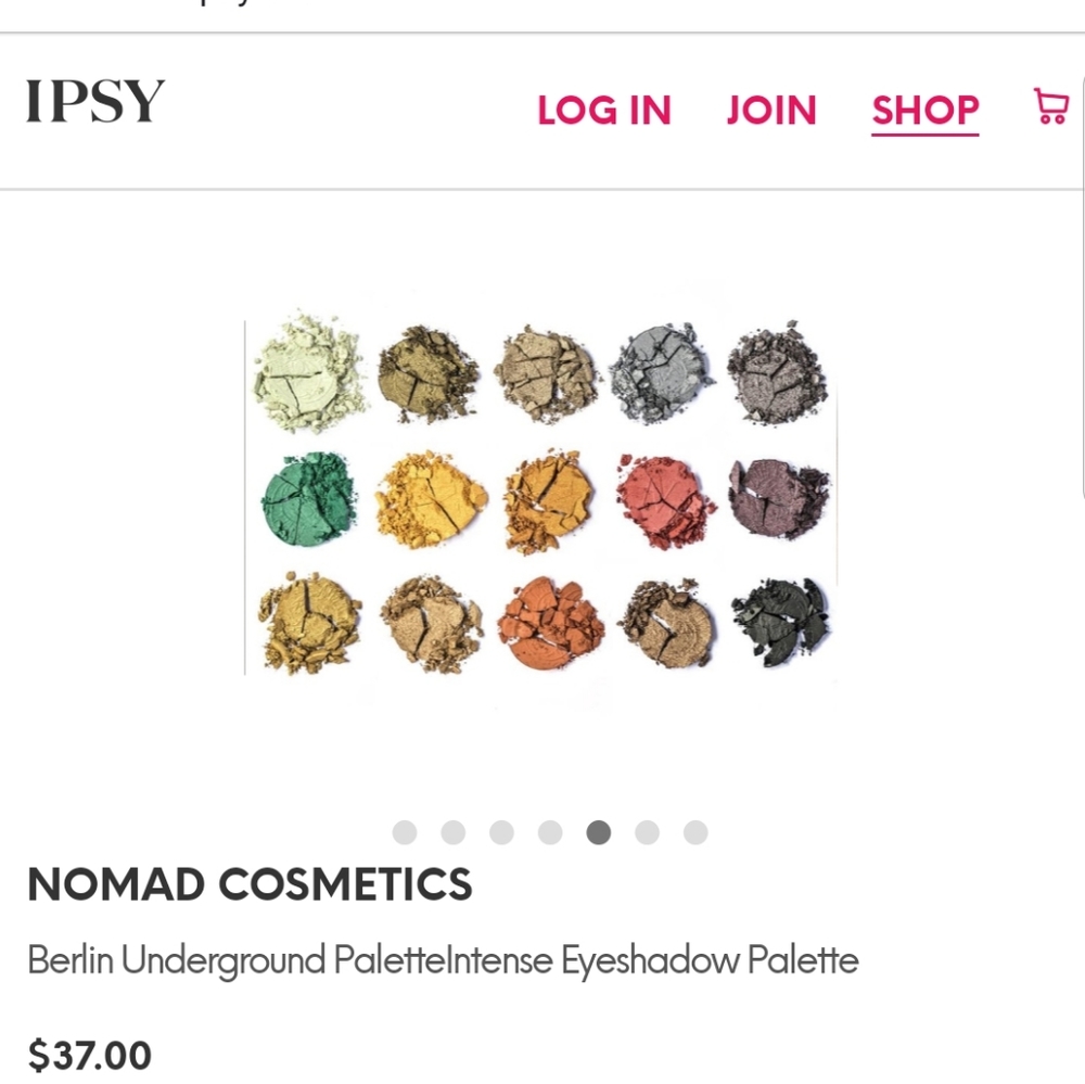 NiB ipsy Nomad × Berlin Underground Palette